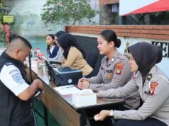 Warga Antusias Perpanjang SIM di Polresta Bandara Soetta