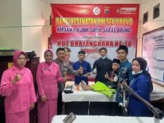 Peringati Hari Bhayangkara ke 78, 18 Anak Ikuti Khitan Masal di Polsek Bruno