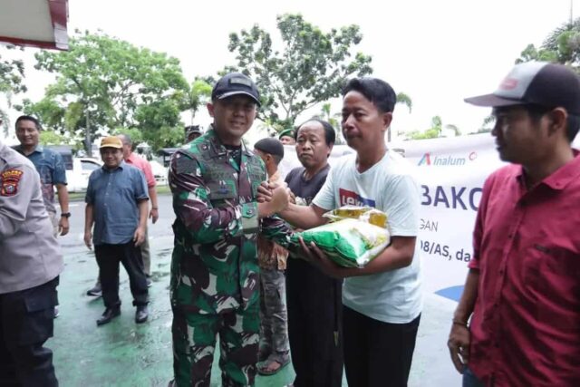 Bagikan 1.200 Paket, Kodim 0208/Asahan dan PT Inalum Gelar Gerakan Pasar Murah