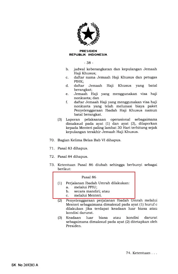 Umrah Mandiri  – Era Baru Ibadah Umrah yang Lebih Mudah (UU No. 14 Tahun 2025)
