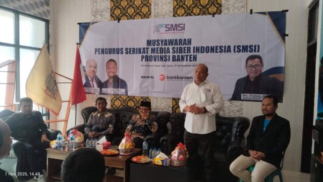 Lesman Bangun Kembali Pimpin SMSI Banten, Siapkan Program Strategis untuk Kemajuan Organisasi