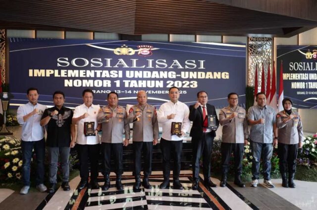 Polda Banten Gelar Sosialisasi Implementasi Undang-Undang Nomor 1 Tahun 2023 tentang KUHP Nasional