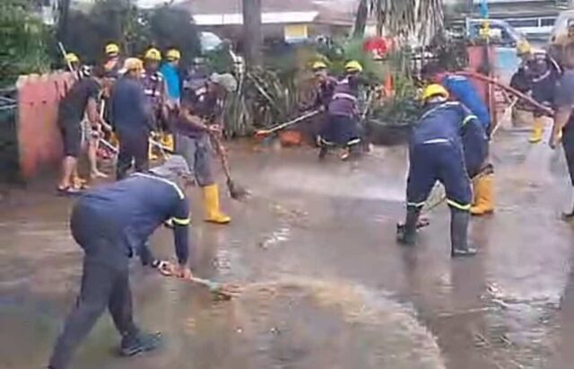 ‎Perumdam TKR Kabupaten Tangerang Respon Cepat Atasi Kebocoran Pipa PDAM di Karawaci