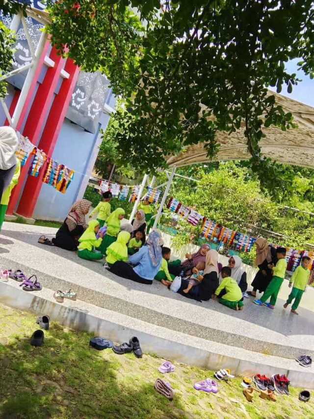 Gelar Berbagai Kegiatan, Siswa RA Bannatul Masyitoh Tumpah Ruah di Perpusda