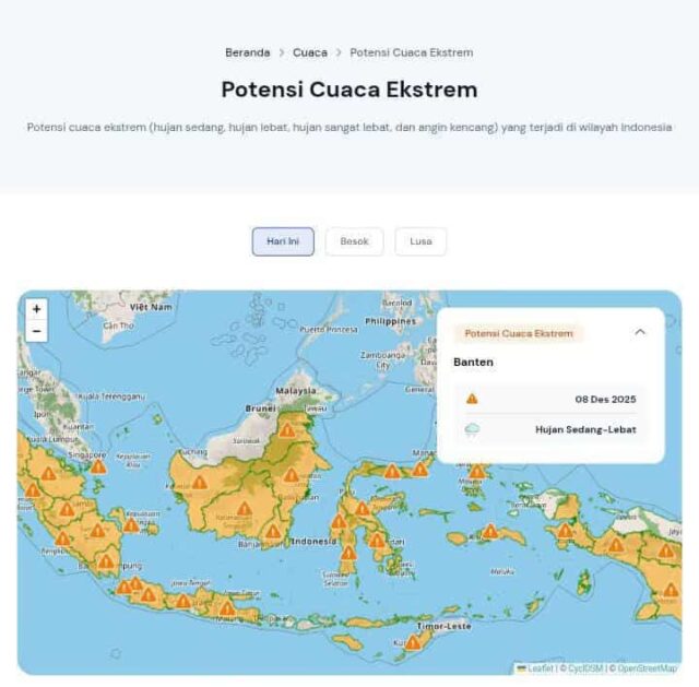 Polda Banten Sampaikan Peringatan Keselamatan kepada Masyarakat, Cuaca Berawan Hingga Hujan Lebat