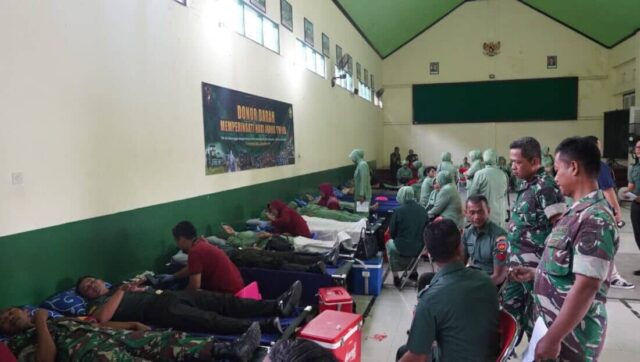 Kodim 0708 Purworejo Gelar Donor Darah Peringati Hari Juang TNI AD ke-80