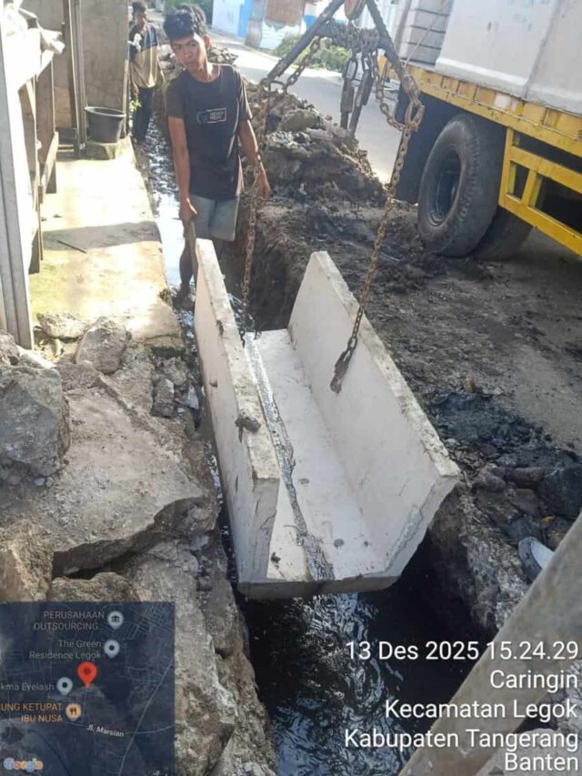 Pemasangan U-ditch di Caringin Abaikan Dudukan Mortar, LSM LipanHam Minta Satker Kecamatan Legok Segera Lakukan Evaluasi 