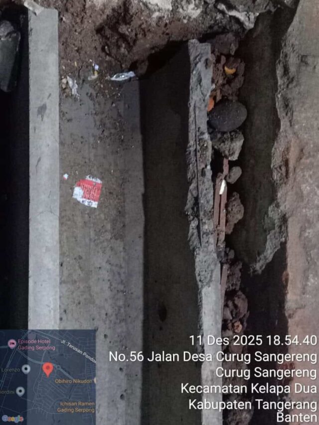Diduga Menyimpang dari Spesifikasi Teknis, Proyek Pemeliharaan U-Ditch di Curug Sangereng Disorot