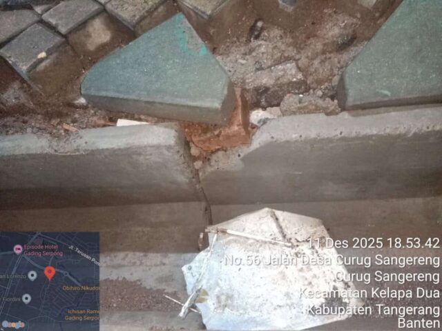 Disorot Publik, Camat Kelapa Dua Akui Proyek U-Ditch Belum Dikomunikasikan dengan Pengawas dan Pihak Ketiga
