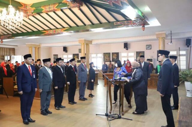 Enam Pejabat JPT Pratama Hasil Selter 2025 Resmi Dilantik