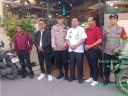 Jaga Kondusifitas, Kapolsek Sepatan dan Kasie Trantib Amankan Perayaan Natal