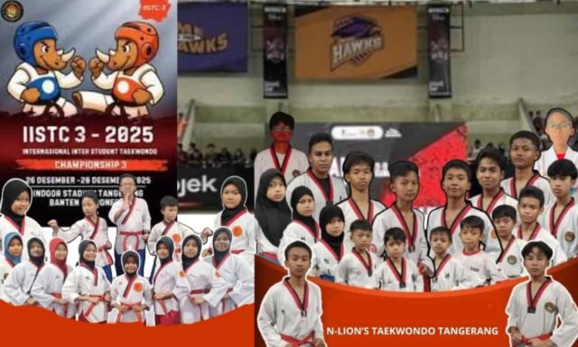 N-Lion's Taekwondo Tangerang Raih Total 34 Medali, 12 Emas di Kejuaraan Internasional IISTC-3