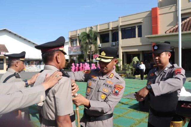 Polres Purworejo Gelar Sertijab Kabag Ops dan Kapolsek Loano
