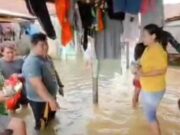 Tinjau Permukiman Terdampak Banjir, Kades Lemo Salurkan Bantuan Makanan dan  ‎Obat-obatan