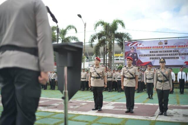 Kasat Reskrim dan Kasat Binmas Polres Purworejo Resmi Berganti