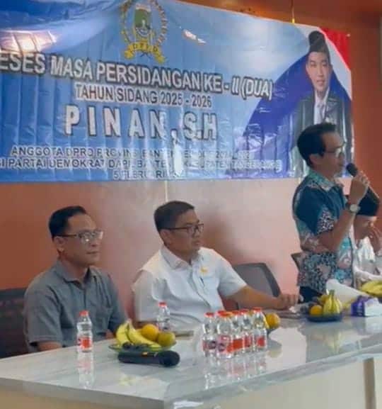Reses DPRD Banten, Pinan SH Serap Aspirasi Warga Pakualam