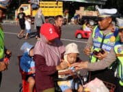 Satlantas Polres Kebumen Gelar Art Policing di CFD, Edukasi Keselamatan Lalu Lintas