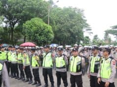 Pengamanan Ekstra Ketat, Polres Purworejo Kawal Laga Persak Kebumen vs PSIR Rembang Berjalan Kondusif