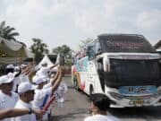 Wujudkan Suka Cita Lebaran, Ribuan Peserta Mudik Gratis PTPN IV PalmCo Resmi Diberangkatkan Serentak