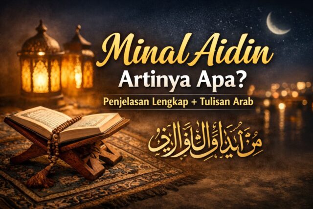 Minal Aidin Artinya Apa Banyak yang Salah Paham, Ini Penjelasan Lengkapnya