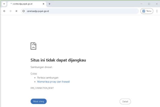 Coretax DJP Sulit Diakses, Wajib Pajak Keluhkan Jelang Batas Lapor SPT Badan Coretax DJP Sulit Diakses, Wajib Pajak Keluhkan Jelang Batas Lapor SPT Badan