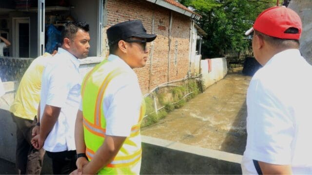 Tinjau Titik Banjir dan Longsor Akibat Hujan Ekstrem, Pilar Genjot Pemasangan Long Storage hingga Normalisasi Sungai