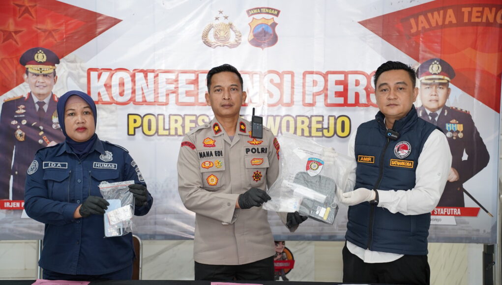 Polres Purworejo Gagalkan Peredaran Hampir 70 Gram Sabu, Seorang Warga Sleman Ditangkap